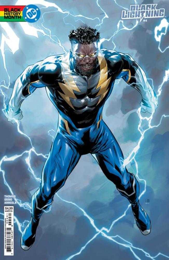 Stock Photo of Black Lightning #4 CVR C Ryan Benjamin Black History Month Card Stock Variant DC Comics Comics sold by Stronghold Collectibles of Acadiana Lafayette, LA
