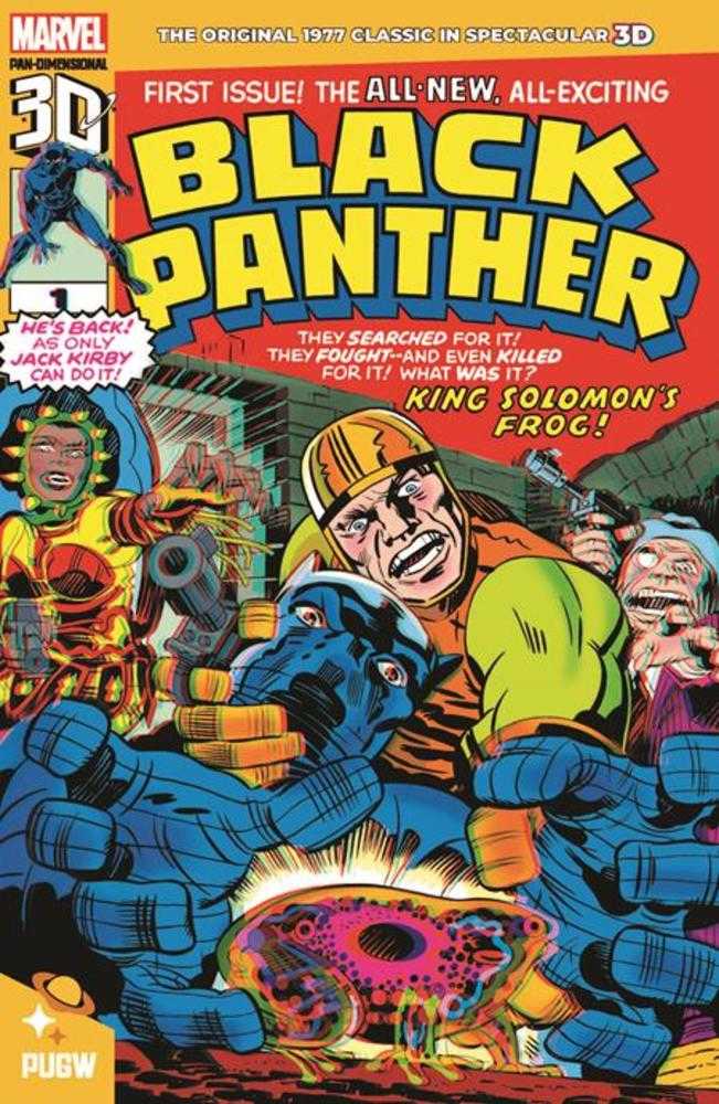 Stock Photo of Black Panther (1977) #1 Pan Dimensional 3D Edition (Previously On FOC 12/30/2024) Pan-Universal Galactic Comics sold by Stronghold Collectibles of Acadiana Lafayette, LA