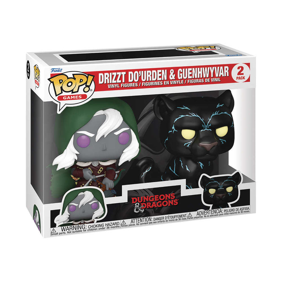Stock Photo of Pop Games Dungeons & Dragons S2 Drizzt&Guenhwyvar 2pk Figure FUNKO Toys and Models sold by Stronghold Collectibles of Acadiana Lafayette, LA
