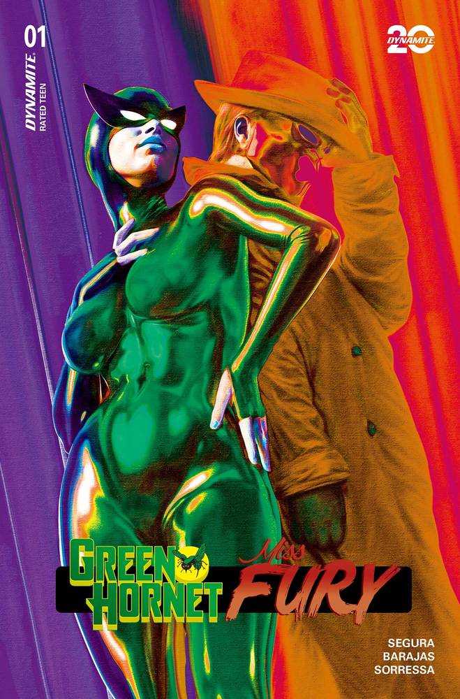 Stock Photo of Green Hornet Miss Fury #1 CVR Z FOC Spears Ultraviolet Dynamite Entertainment Comics sold by Stronghold Collectibles of Acadiana Lafayette, LA