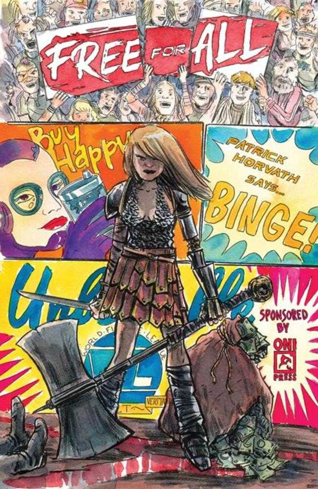 Stock Photo of Free For All #1 (One Shot) CVR B Matt Kindt Oni Press Comics sold by Stronghold Collectibles of Acadiana Lafayette, LA