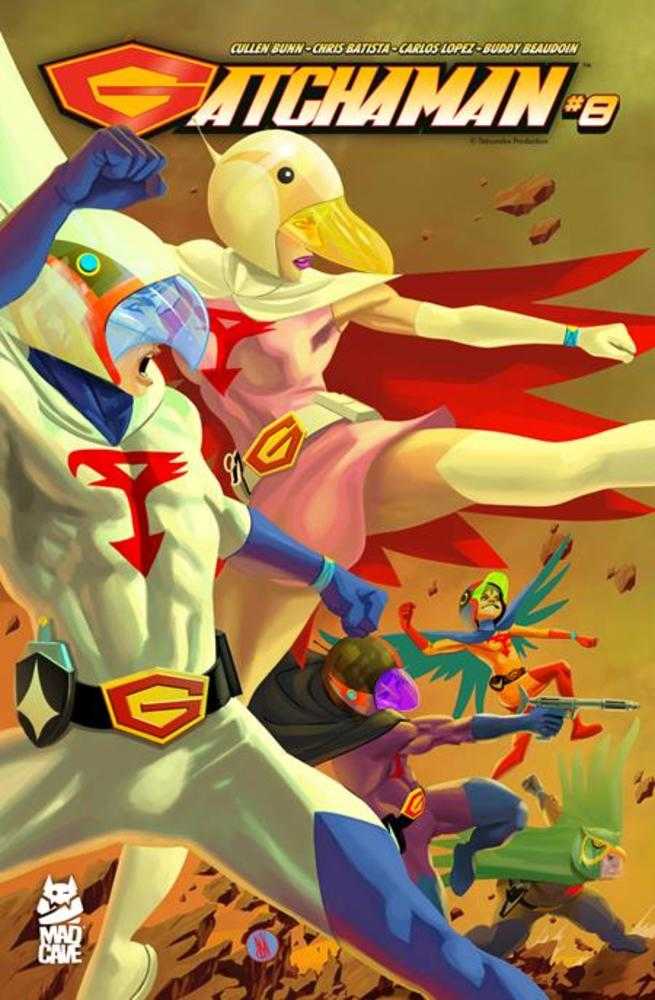 Stock Photo of Gatchaman #8 CVR A Inaki Miranda Mad Cave Studios Comics sold by Stronghold Collectibles of Acadiana Lafayette, LA