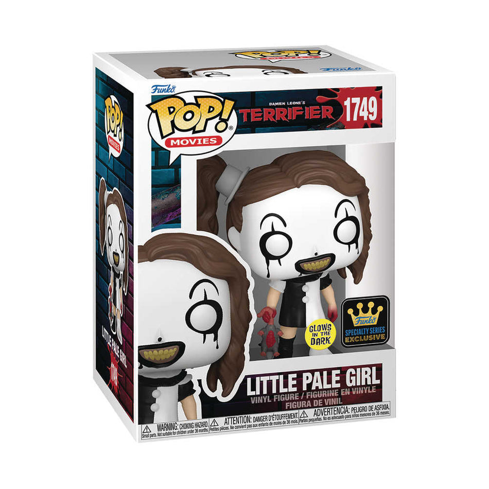 Stock Photo of Pop Movies Terrifier Little Pale Girl Gw Figure FUNKO Toys and Models sold by Stronghold Collectibles of Acadiana Lafayette, LA