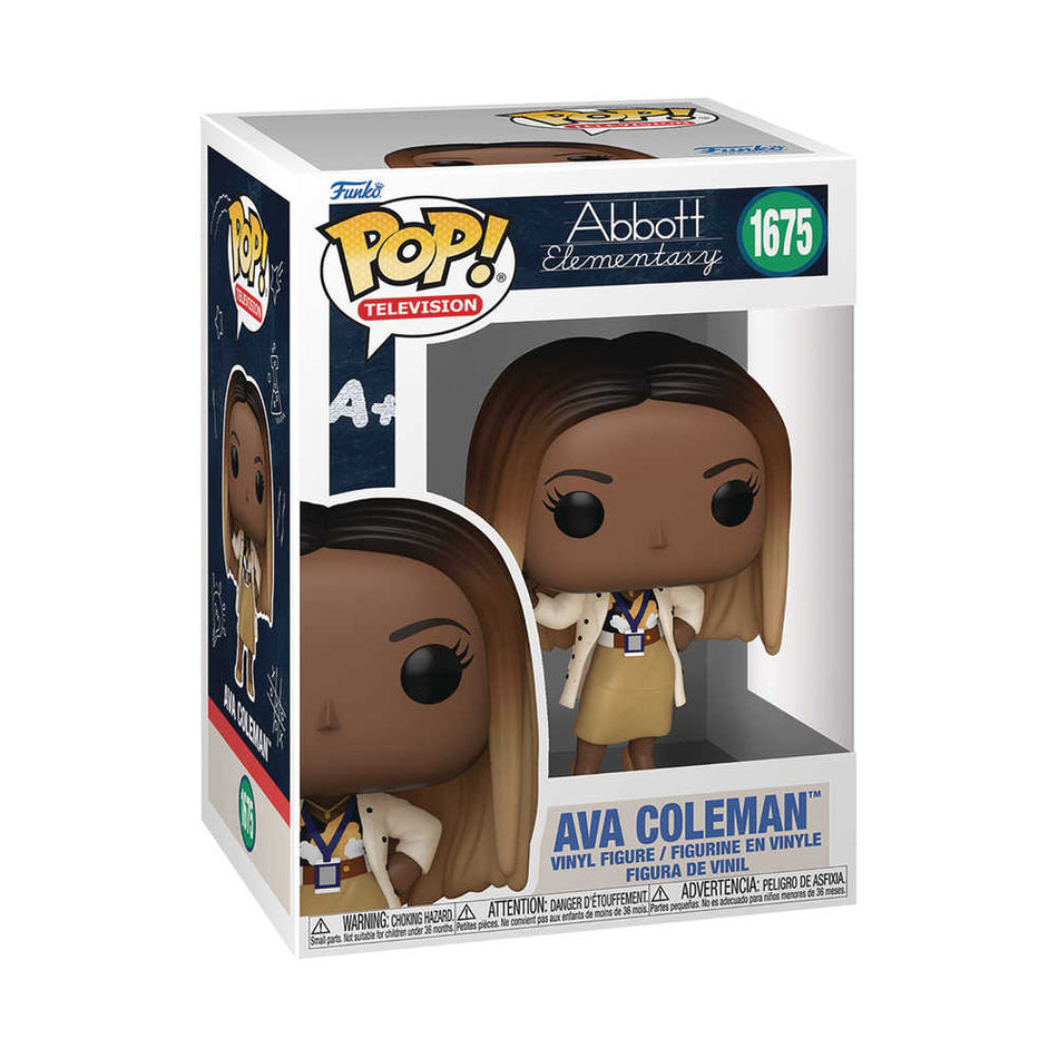 Stock Photo of Pop TV Abbott Elementary Ava Coleman Figure FUNKO Toys and Models sold by Stronghold Collectibles of Acadiana Lafayette, LA