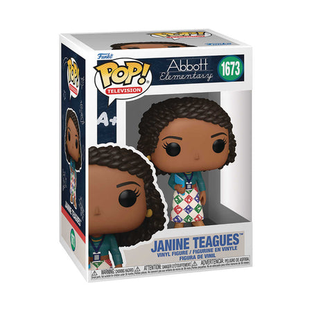 Stock Photo of Pop TV Abbott Elementary Janine Teagues Figure FUNKO Toys and Models sold by Stronghold Collectibles of Acadiana Lafayette, LA