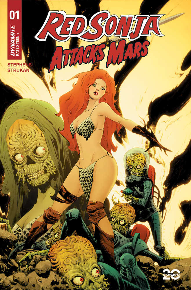 Stock Photo of Red Sonja Attacks Mars #1 CVR B Lee & Chung Dynamite Entertainment Comics sold by Stronghold Collectibles of Acadiana Lafayette, LA