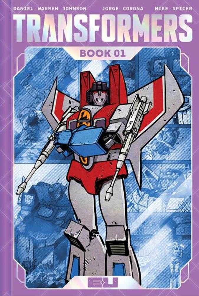 Stock Photo of Transformers Deluxe Hardcover Book 01 Direct Market Exclusive Daniel Warren Johnson & Mike Spicer Decepticon Cover Image Comics Graphic Novels sold by Stronghold Collectibles of Acadiana Lafayette, LA