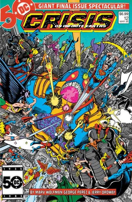 Stock Photo of Crisis On Infinite Earths #12 Facsimile Edition CVR B George Perez Foil Variant DC Comics Comics sold by Stronghold Collectibles of Acadiana Lafayette, LA