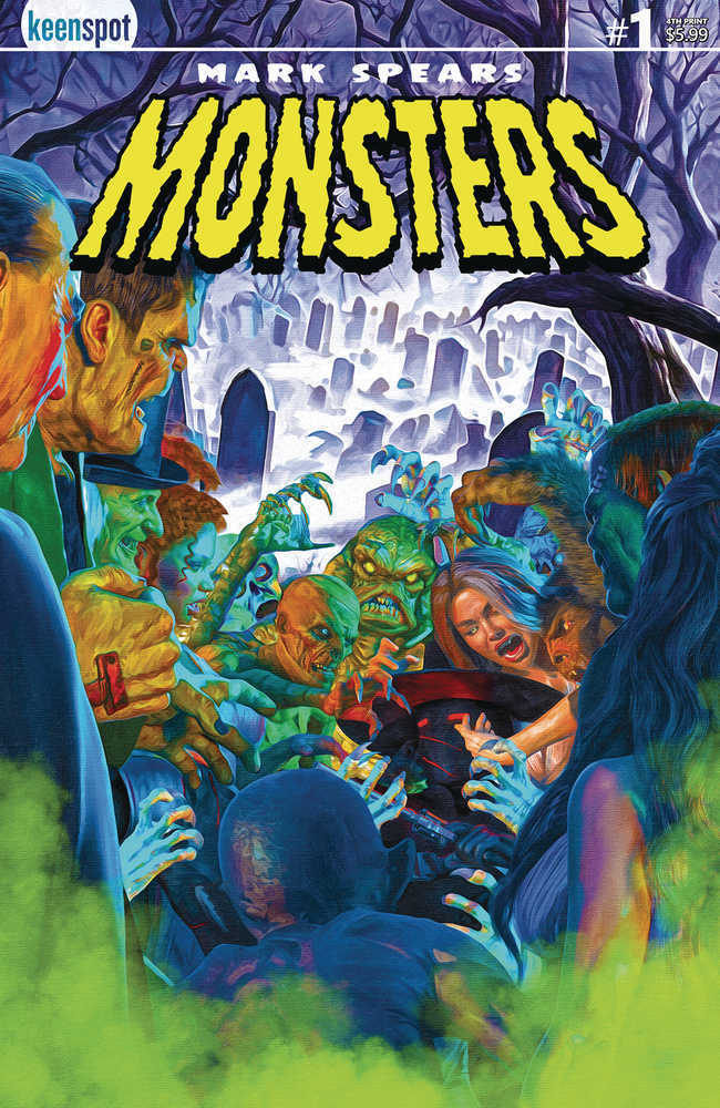 Mark Spears Monsters #1 4th Print CVR A Graveyard