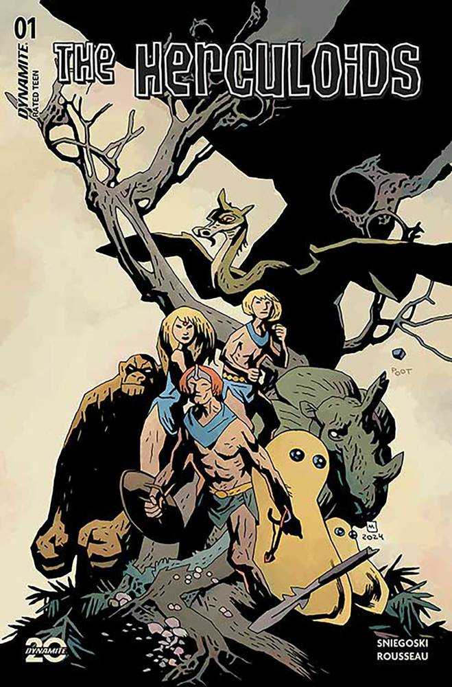 Stock Photo of Herculoids #1 CVR ZF 1:10 FOC Variant Edition Mignola Foil Dynamite Entertainment Comics sold by Stronghold Collectibles of Acadiana Lafayette, LA