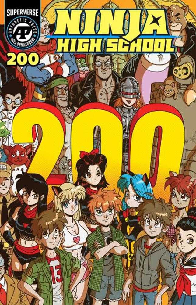 Stock Photo of  Ninja High School #200 Cover A Ben Dunn Massive Publishing Comics sold by Stronghold Collectibles of Acadiana Lafayette, LA