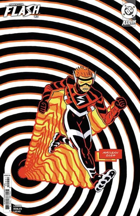 Stock Photo of Absolute Flash #2 CVR E 1:25 Andrew Maclean Card Stock Variant DC Comics Comics sold by Stronghold Collectibles of Acadiana Lafayette, LA