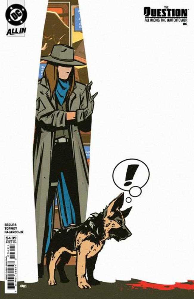 Stock Photo of Question All Along the Watchtower #6 (Of 6) CVR B Jorge Fornes Card Stock Variant DC Comics Comics sold by Stronghold Collectibles of Acadiana Lafayette, LA
