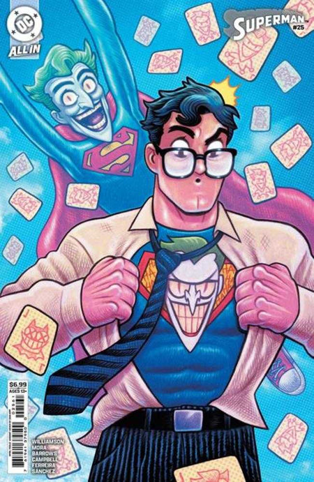 Stock Photo of Superman #25 CVR F Dan Hipp April Fools Card Stock Variant DC Comics Comics sold by Stronghold Collectibles of Acadiana Lafayette, LA