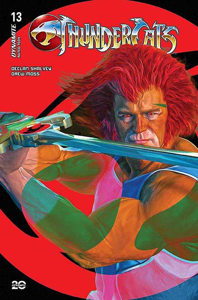 Stock Photo of Thundercats #13 CVR ZA 1:7 FOC Variant Edition Spears Red Bkgr Foil Dynamite Entertainment Comics sold by Stronghold Collectibles of Acadiana Lafayette, LA