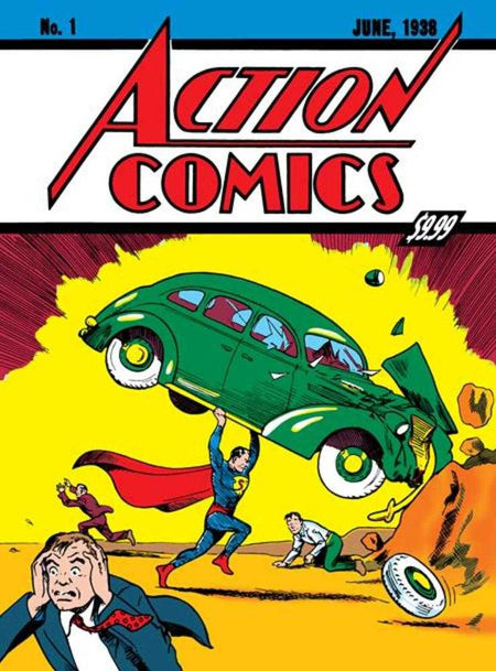 Stock Photo of Superman Day 2025 - Action Comics #1 Golden Age Sized Facsimile Edition CVR A Joe Shuster DC Comics Comics sold by Stronghold Collectibles of Acadiana Lafayette, LA