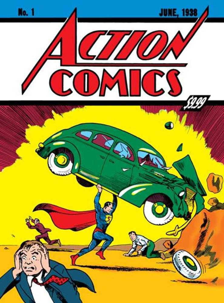 Stock Photo of Superman Day 2025 - Action Comics #1 Golden Age Sized Facsimile Edition CVR A Joe Shuster DC Comics Comics sold by Stronghold Collectibles of Acadiana Lafayette, LA