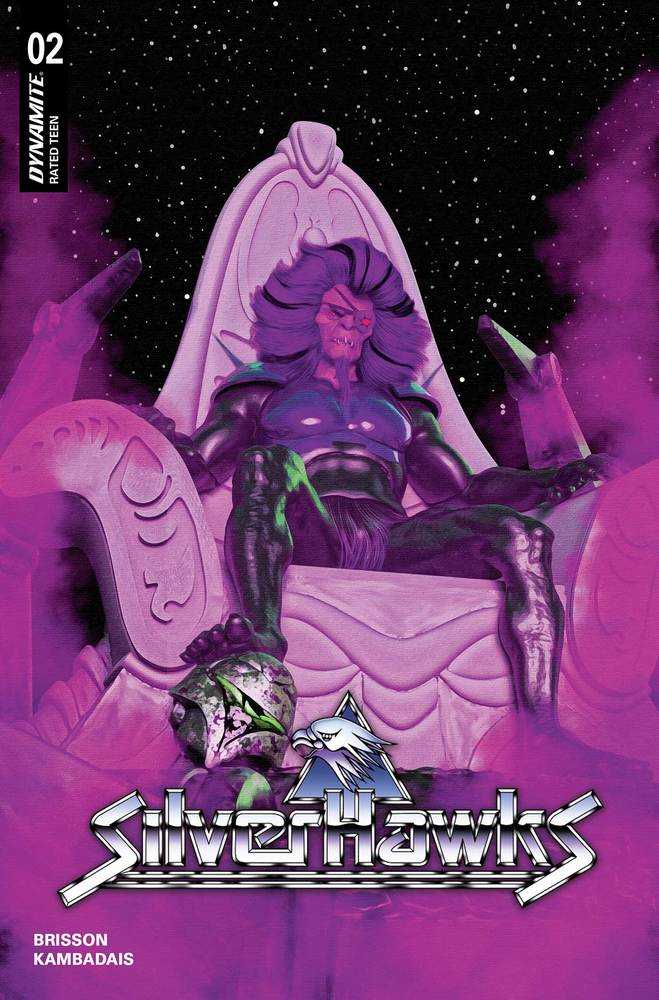 Stock Photo of Silverhawks #2 CVR ZB 1:10 FOC Variant Edition Spears Purple Dynamite Entertainment Comics sold by Stronghold Collectibles of Acadiana Lafayette, LA