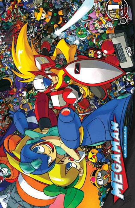 Stock Photo of Mega Man Timelines #1 (One Shot) CVR D 1:5 Andrew Dickman Wraparound Variant Udon Entertainment Comics sold by Stronghold Collectibles of Acadiana Lafayette, LA