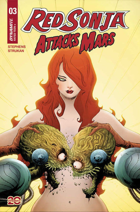 Stock Photo of Red Sonja Attacks Mars #3 CVR B Lee & Chung Dynamite Entertainment Comics sold by Stronghold Collectibles of Acadiana Lafayette, LA