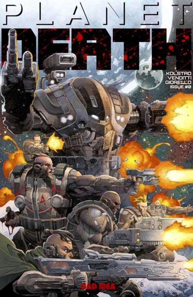 Stock Photo of Planet Death #0 (Of 4) CVR A Tomas Giorello Bad Idea Retailers Sales Tools sold by Stronghold Collectibles of Acadiana Lafayette, LA