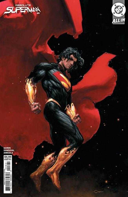 Stock Photo of Absolute Superman #8 CVR B Clayton Crain Card Stock Variant DC Comics Comics sold by Stronghold Collectibles of Acadiana Lafayette, LA