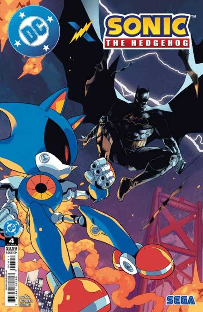 Stock Photo of DC X Sonic the Hedgehog #4 (Of 5) CVR A Pablo M Collar DC Comics Comics sold by Stronghold Collectibles of Acadiana Lafayette, LA