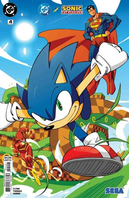 Stock Photo of DC X Sonic the Hedgehog #4 (Of 5) CVR B Daniele Di Nicuolo Card Stock Variant DC Comics Comics sold by Stronghold Collectibles of Acadiana Lafayette, LA