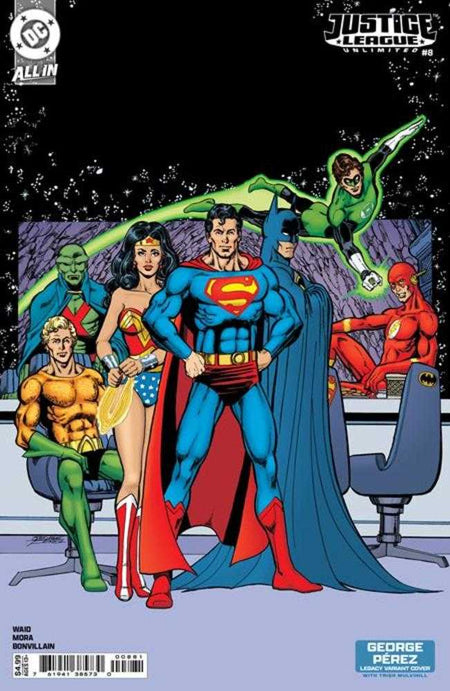 Stock Photo of Justice League Unlimited #8 CVR F George Perez Legacy Card Stock Variant (We Are Yesterday) DC Comics Comics sold by Stronghold Collectibles of Acadiana Lafayette, LA