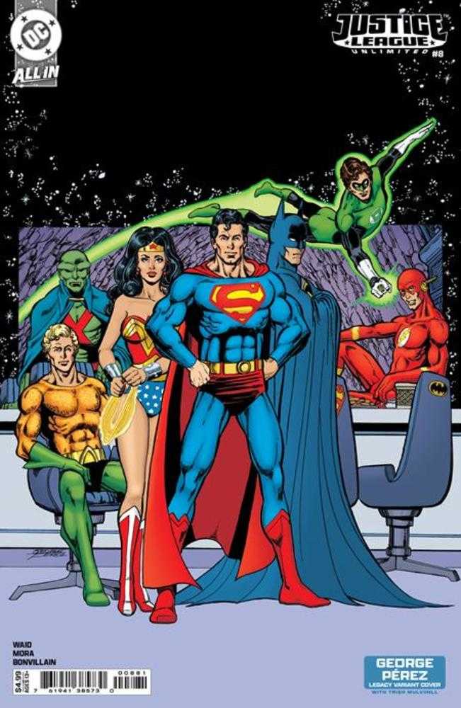 Stock Photo of Justice League Unlimited #8 CVR F George Perez Legacy Card Stock Variant (We Are Yesterday) DC Comics Comics sold by Stronghold Collectibles of Acadiana Lafayette, LA