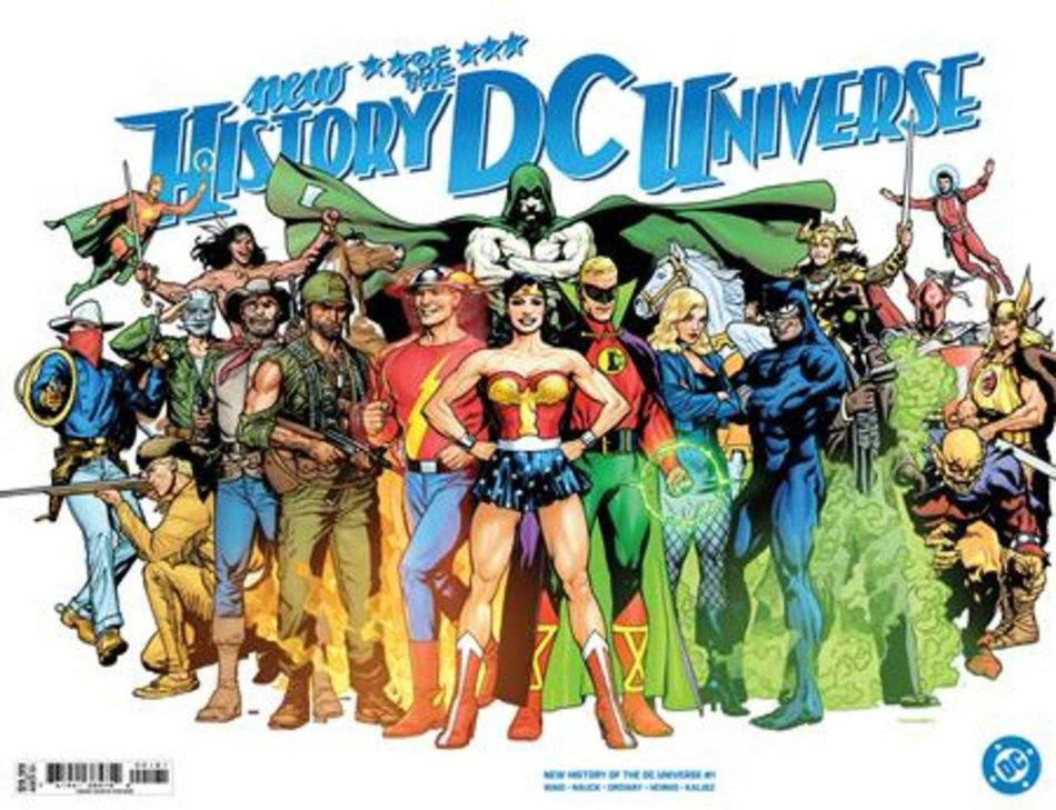 Stock Photo of New History of the DC Universe #1 (Of 4) CVR E Ryan Sook Wraparound Foil Variant DC Comics Comics sold by Stronghold Collectibles of Acadiana Lafayette, LA
