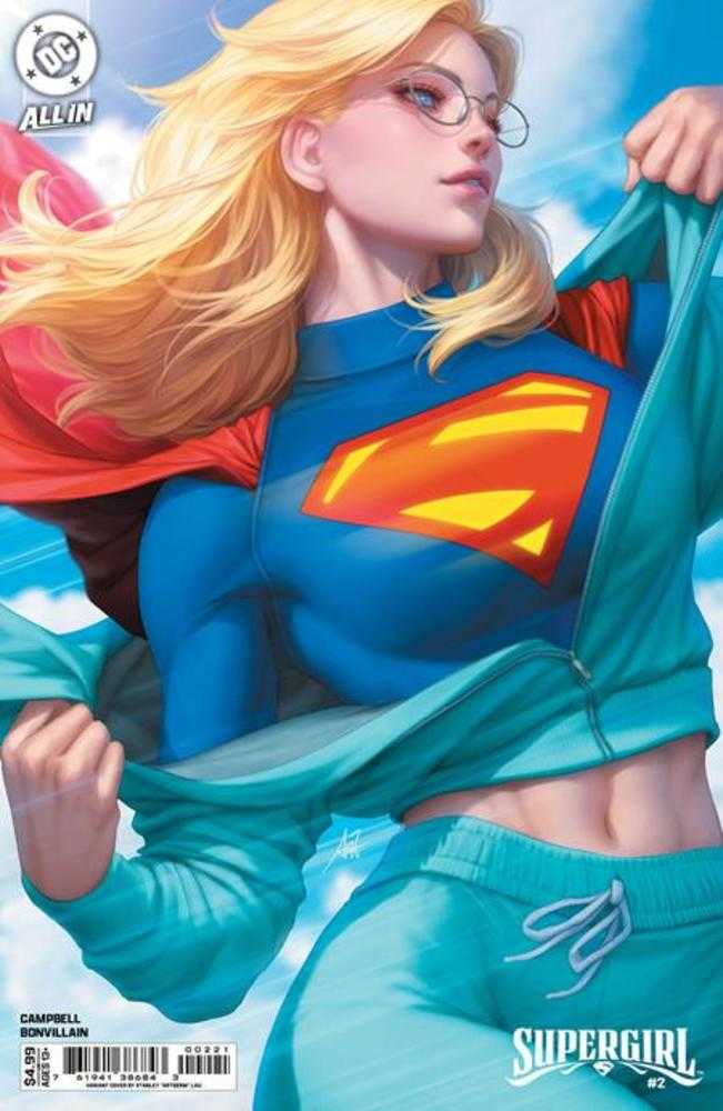 Stock Photo of Supergirl #2 CVR B Stanley Artgerm Lau Card Stock Variant DC Comics Comics sold by Stronghold Collectibles of Acadiana Lafayette, LA