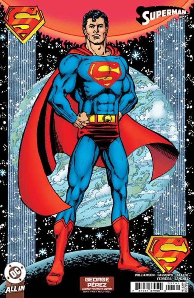 Stock Photo of Superman #27 CVR F George Perez Legacy Card Stock Variant DC Comics Comics sold by Stronghold Collectibles of Acadiana Lafayette, LA