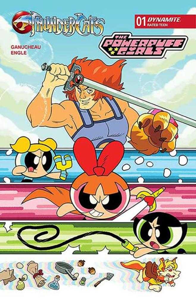 Stock Photo of Thundercats Powerpuff Girls #1 CVR B Coleman Engle Variant Dynamite Entertainment Comics sold by Stronghold Collectibles of Acadiana Lafayette, LA