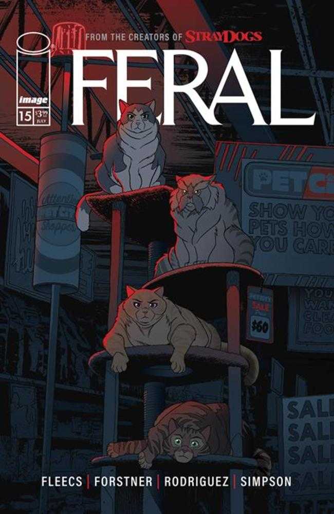 Stock Photo of Feral #15 CVR A Tony Fleecs & Trish Forstner Image Comics Comics sold by Stronghold Collectibles of Acadiana Lafayette, LA