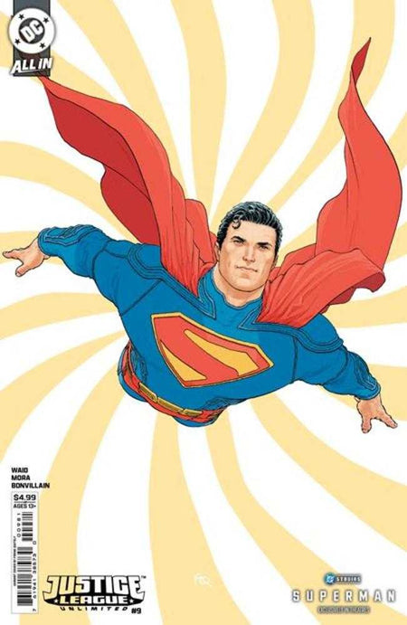 Stock Photo of Justice League Unlimited #9 CVR F Frank Quitely Superman Movie Card Stock Variant (We Are Yesterday) DC Comics Comics sold by Stronghold Collectibles of Acadiana Lafayette, LA
