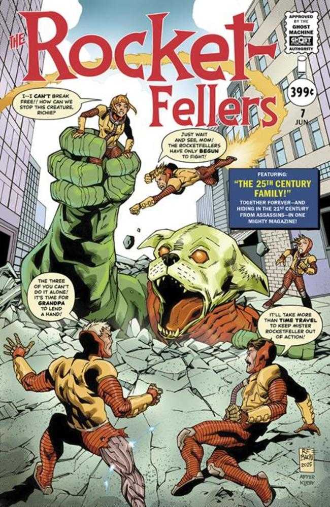 Stock Photo of Rocketfellers #7 CVR D Ramon Bachs Fantastic Four Homage Variant Image Comics Comics sold by Stronghold Collectibles of Acadiana Lafayette, LA