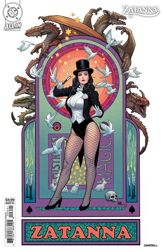 Stock Photo of Zatanna #6 (Of 6) CVR B Frank Cho Card Stock Variant DC Comics Comics sold by Stronghold Collectibles of Acadiana Lafayette, LA