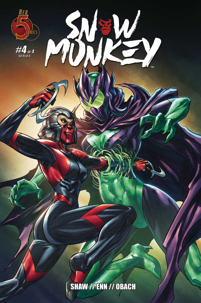 Stock Photo of  Snow Monkey #4 (Of 4) Red 5 Comics Comics sold by Stronghold Collectibles of Acadiana Lafayette, LA