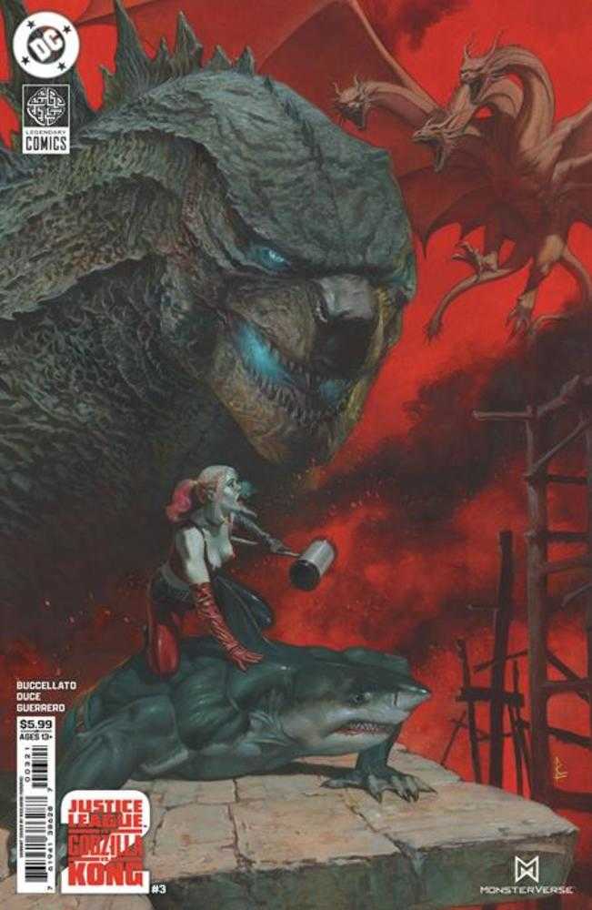 Stock Photo of Justice League vs Godzilla vs Kong 2 #3 (Of 7) CVR B Riccardo Federici Card Stock Variant DC Comics Comics sold by Stronghold Collectibles of Acadiana Lafayette, LA