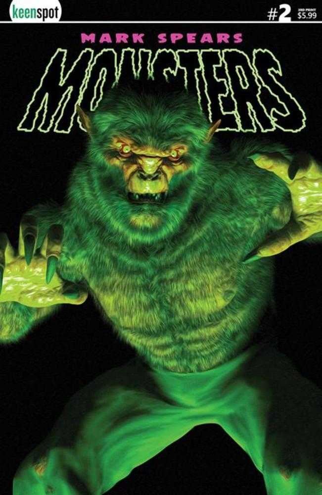 Stock Photo of Mark Spears Monsters #2 3rd Print CVR A Mark Spears the Werewolf Ex Posse Holdings Comics sold by Stronghold Collectibles of Acadiana Lafayette, LA