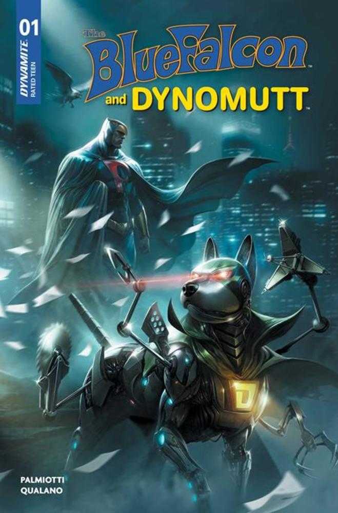 Stock Photo of Blue Falcon & Dynomutt #1 Cover D Franceso Mattina Variant Dynamite Entertainment Comics sold by Stronghold Collectibles of Acadiana Lafayette, LA