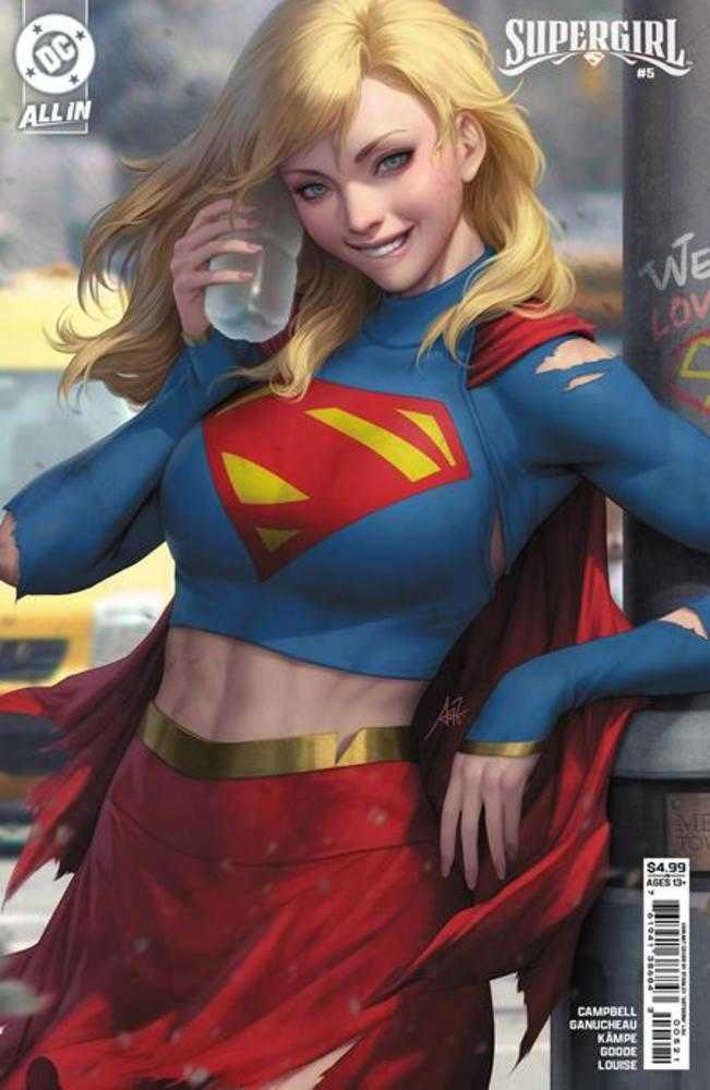 Stock Photo of Supergirl #5 Cover B Stanley Artgerm Lau Card Stock Variant DC Comics Comics sold by Stronghold Collectibles of Acadiana Lafayette, LA
