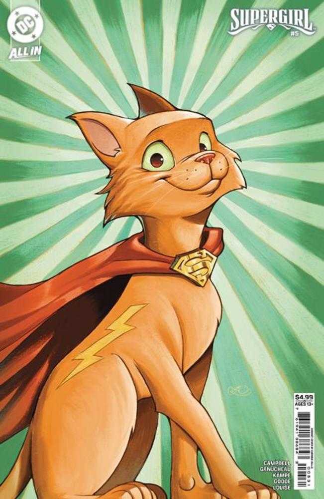 Stock Photo of Supergirl #5 Cover C Chrissie Zullo Card Stock Variant DC Comics Comics sold by Stronghold Collectibles of Acadiana Lafayette, LA