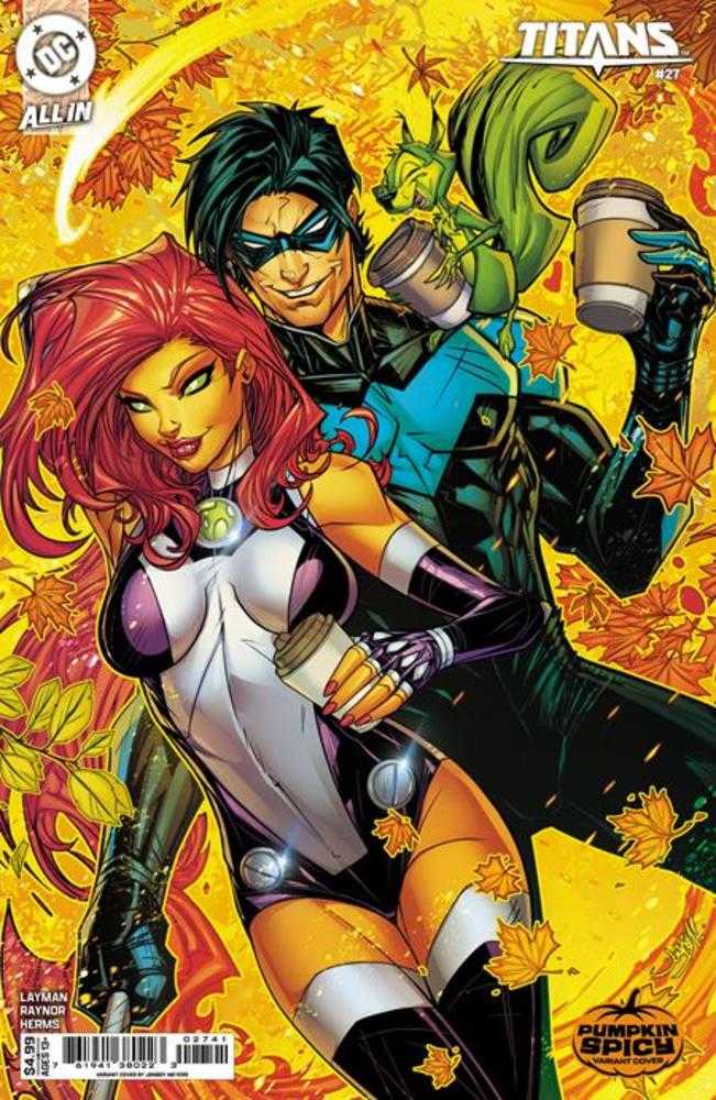 Stock Photo of Titans #27 Cover D Jonboy Meyers Pumpkin Spicy Card Stock Variant DC Comics Comics sold by Stronghold Collectibles of Acadiana Lafayette, LA