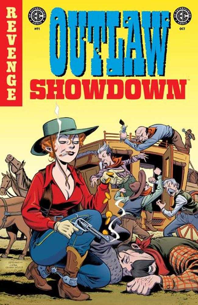 Stock Photo of EC Outlaw Showdown #1 CVR D 1:10 Shawn McManus EC Homage Variant Oni Press Comics sold by Stronghold Collectibles of Acadiana Lafayette, LA