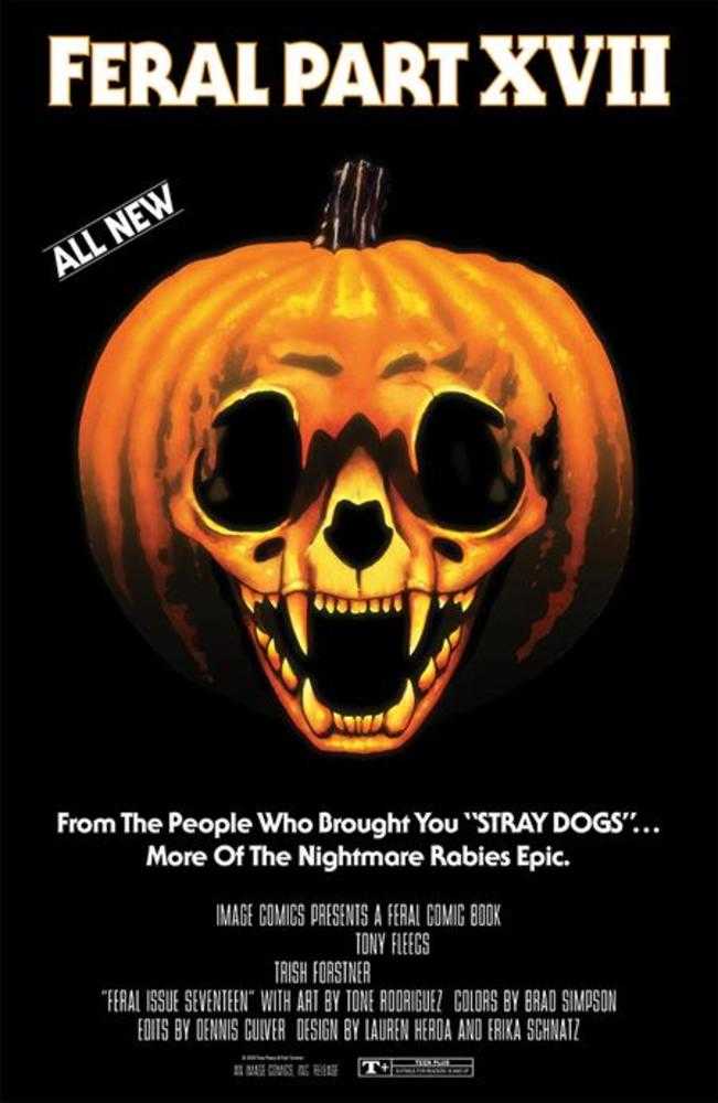 Stock Photo of Feral #17 CVR B Trish Forstner Variant Image Comics Comics sold by Stronghold Collectibles of Acadiana Lafayette, LA