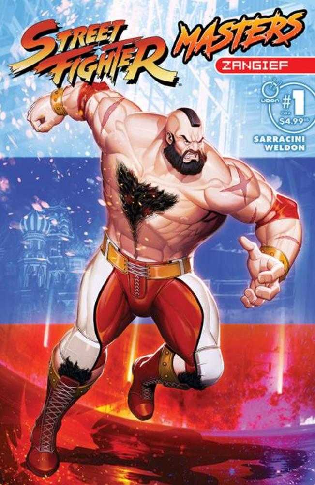Stock Photo of  Street Fighter Masters Zangief #1 (One Shot) Cover A Genzoman Udon Entertainment Comics sold by Stronghold Collectibles of Acadiana Lafayette, LA