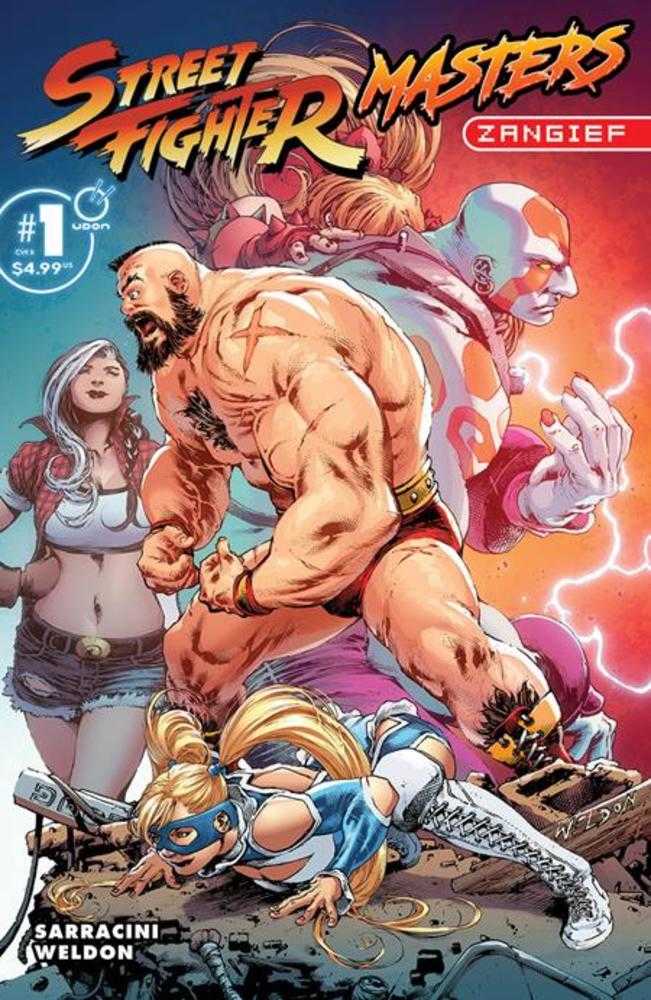 Stock Photo of  Street Fighter Masters Zangief #1 (One Shot) Cover B Matthew Weldon Variant Udon Entertainment Comics sold by Stronghold Collectibles of Acadiana Lafayette, LA