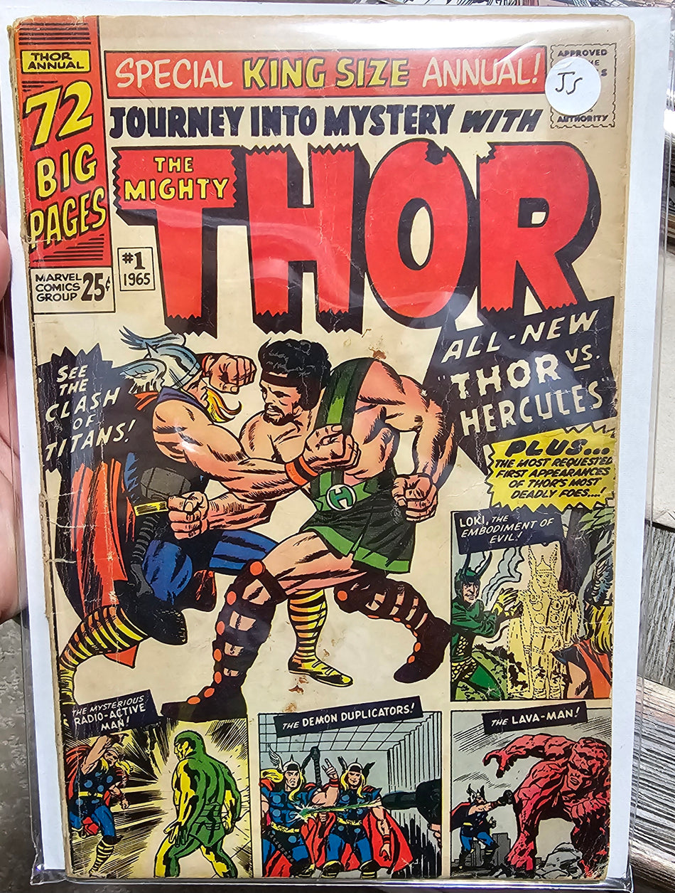 Journey Into Mystery Annual #1 Thor 1st Appearance Hercules! Approximately a 2.0